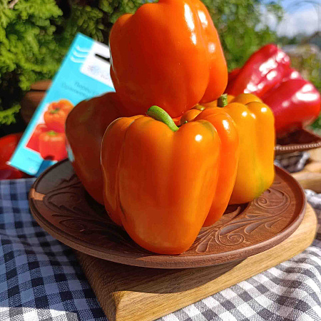Фото Перец сладкий Оранжевый мармелад