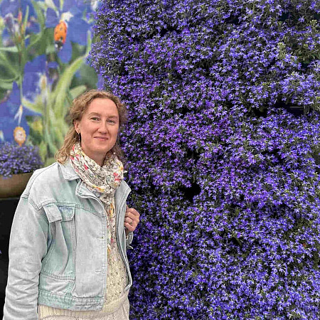 Фото Лобелия Мастерпис Блю Виз Ай