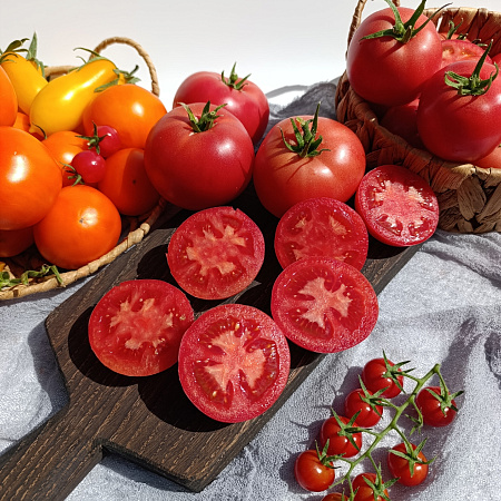 Фото Помидоры Малиновое чудо 2 серия