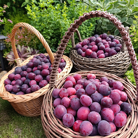 Фото Слива полукарликовая Кубанская комета