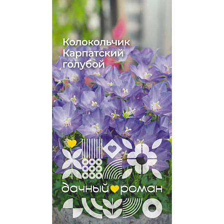 Фото Семена Колокольчик Карпатский голубой, 0,1 гр. "Дачный роман"