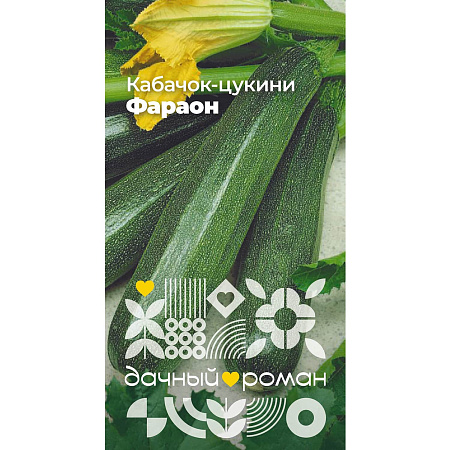 Фото Семена Кабачок-цуккини Фараон, 1 гр. "Дачный роман"